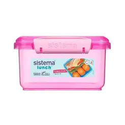 SISTEMA Madkasse lunch plus 1,2 liter - pink -