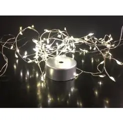 Micro LED klyngelyswire 100 m/remote funktion -