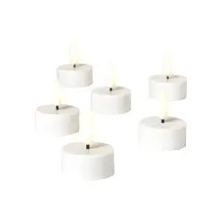 Batterie fyrfadslys - 6 stk. - 