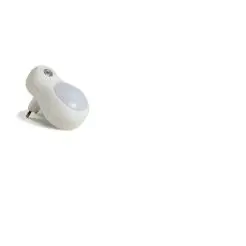 Vågelampe 2 led hvid m/ sensor -