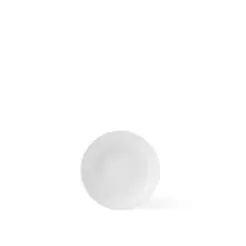 LYNGBY Rhombe coupe tallerken Ø20 cm - hvid - 