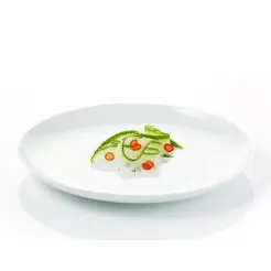 AIDA Atelier hvid middagstallerken 25 cm 4 stk - hvid -