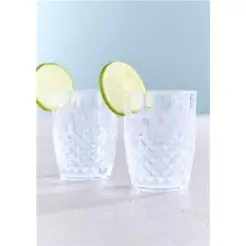 DAY Vandglas 25 cl 2 stk klar plast -
