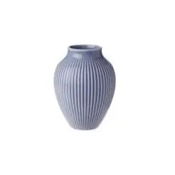 KNABSTRUP Vase 12,5 cm m/riller - lavendelblå - 