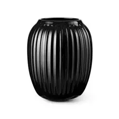 KÄHLER Hammershøi vase 21 cm - sort -