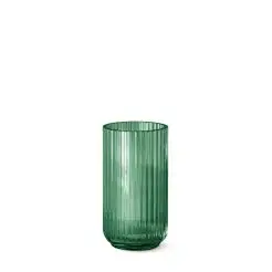 LYNGBY Vase glas 20 cm - grøn -