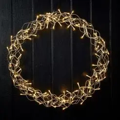 DA'CORE Krans 50 cm m/140 LED - 