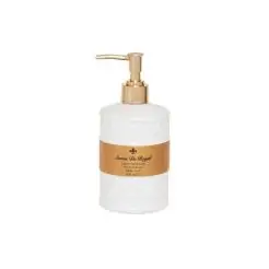 SAVON DE ROYAL Håndsæbe 0,5 liter- hvid/guld - 