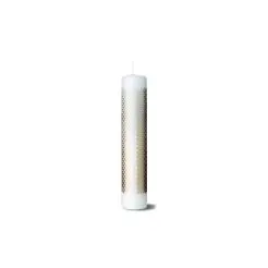 RHOMBE Kalenderlys hvid - Ø 5 cm - 