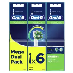 ORAL-B Børstehoveder cross action 6-pack - 