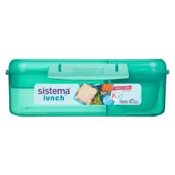 SISTEMA Madkasse bento box lunch 1,65 liter - teal -