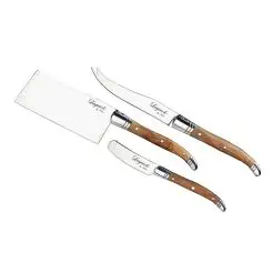 LAGUIOLE BY HAWS Osteknive 3 stk - oliventræ -