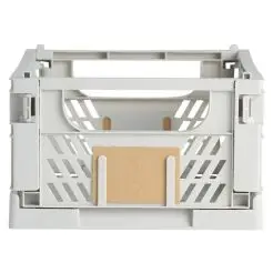 DAY Opbevaringskasse foldbar 33x24,5x15 cm light grey -