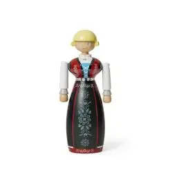 KAY BOJESEN Kvinde norsk bunad h18 cm -