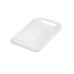 GASTROMAX Skærebræt hvid plast 25x15 cm - 