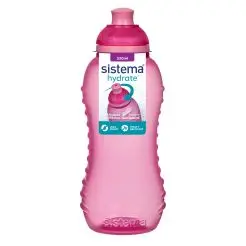 SISTEMA Drikkedunk 330 ml twist 'n' sip - pink - 