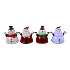 DET GAMLE APOTEK Julefigur med led ass. farver - 