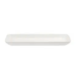 BITZ Serveringsfad rektangulært 38 x 14 cm  - mat creme - 