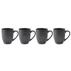 BITZ Krus m/hank 4 stk - galaxy black - 