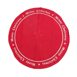 LA FINESSE Juletræstæppe Ø 120 cm - merry christimas - 