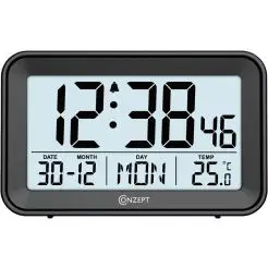 Digitalt vækkeur 10 x 6,5 cm -