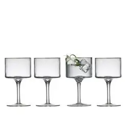 LYNGBY GLAS Palermo gin & tonic-glas med guldkant 4 stk. - 32 cl - 