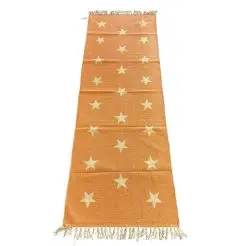 LA FINESSE Kludetæppe 70 x 200 cm - nude med stjerner - 