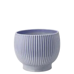 KNABSTRUP Urtepotteskjuler med riller Ø18 cm - lavendel -