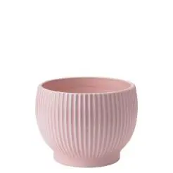 KNABSTRUP Urtepotteskjuler med riller Ø18 cm - rosa -