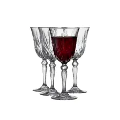 LYNGBY Melodia krystal rødvinsglas 27 cl 4 stk - 