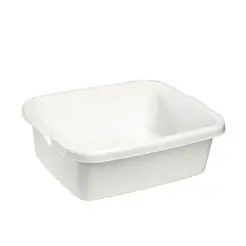 PLAST1 Balje 10 liter firkantet - hvid -