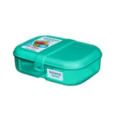 SISTEMA Madkasse ribbon lunch 1,1 liter - teal - 