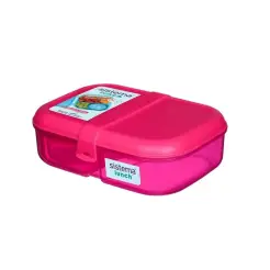 SISTEMA Madkasse ribbon lunch 1,1 liter - pink - 