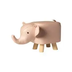 DACORE Skammel m/træben - rosa elefant - 