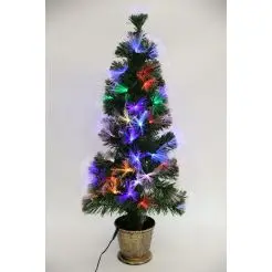 Kunstige juletræ H90 - 84 LED multifarvet - 