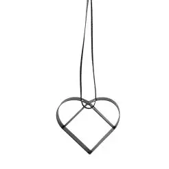 STELTON Figura ornament hjerte - sort - 