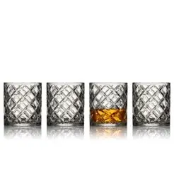 LYNGBY Sevilla whisky glas 30 cl - 4 stk - 