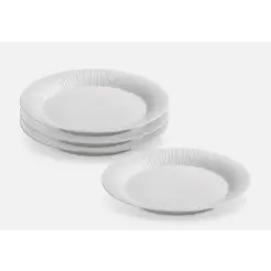 KÄHLER Hammershøi frokost tallerken Ø22 cm hvid - 4 stk -