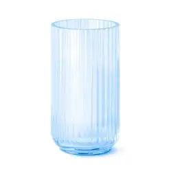 LYNGBY Vase glas 20 cm - lyseblå -
