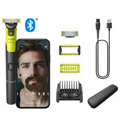 PHILIPS OneBlade shaver 360 med connectivity ansigt og krop - 