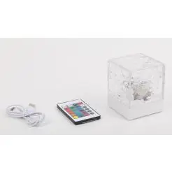 LED Lampe med RGB farveskift -
