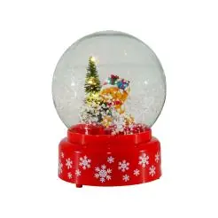 Snekugle med bamse & sne - 