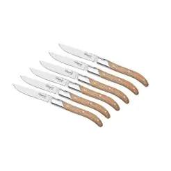 LAGUIOLE BY HAWS Steakknive 6 stk - egetræ -