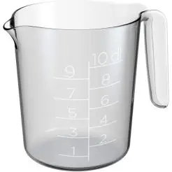 GASTROMAX Målekande 1,0 liter - 
