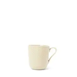 LYNGBY Rhombe earth krus 39 cl - hvid -