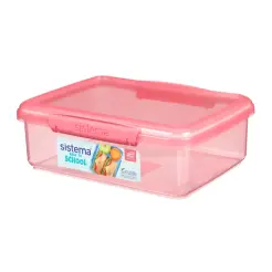 SISTEMA Madkasse lunch 2 liter - støvet pink -