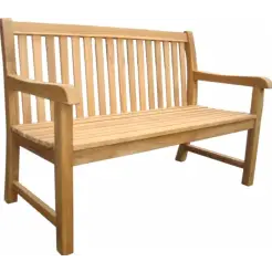 TEAK Havebænk boston - 2 pers / 120 cm -
