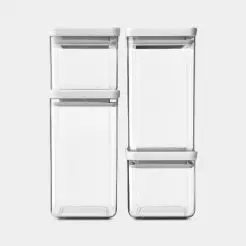 BRABANTIA Tasty+ opbevaringsbokse - 4 stk -