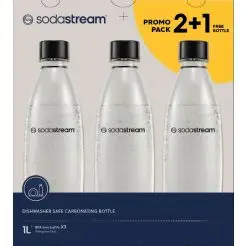 SODASTREAM Fuse DSW flasker1,0 liter - 3 stk - 