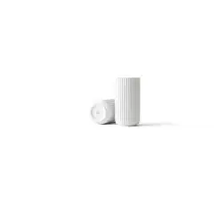 LYNGBY Porcelæn vase 20,5 cm - hvid -